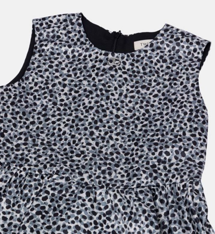 Leopard Printed Flared Dress Leopard Printed Flared Dress