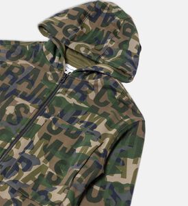 Hooded Organic Cotton Fleece Cardigan Hooded Organic Cotton Fleece Cardigan