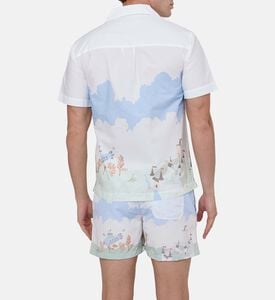 Morney Short-sleeve Cloud-print Shirt
