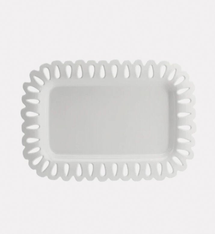 Thun Platter 20x13cm Giulietta, White, 31x22-cm, Packshot View