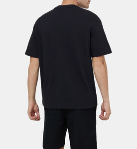 تيشيرت بأكمام قصيرة ولوغو