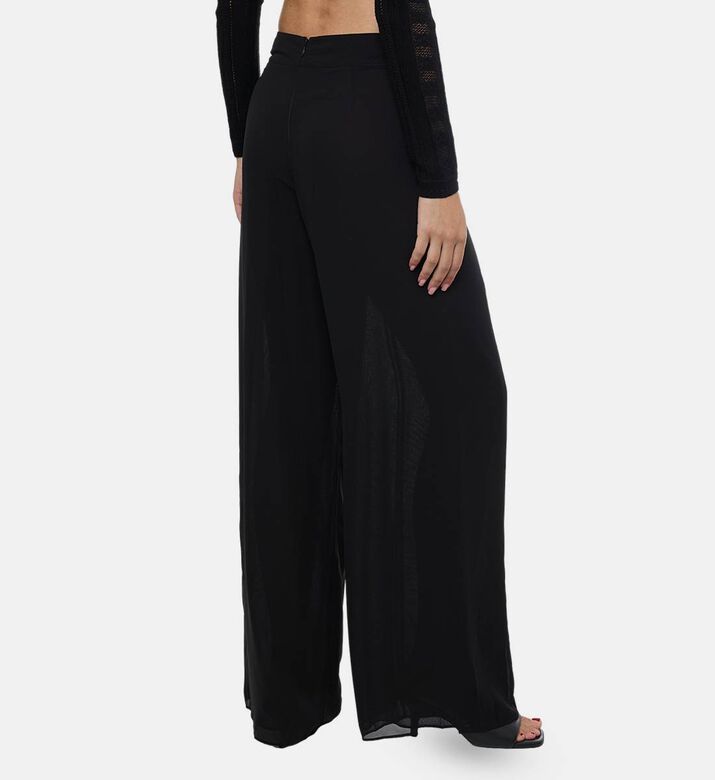 Edward Achour Paris Elastic Waistband Regular-fit Pants, Model View