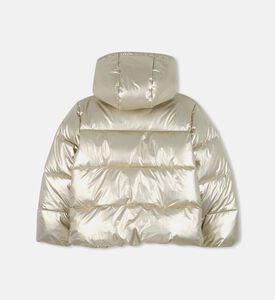 جاكيت منفوخ بغطاء رأس