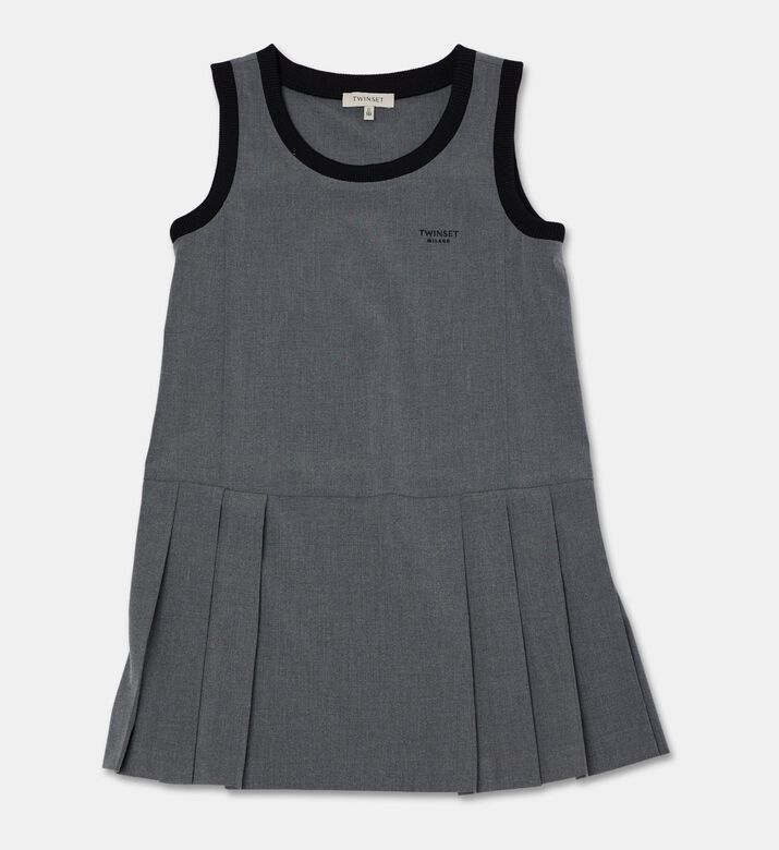 Twinset Sleeveless Pleated Knitted Dress, Packshot View