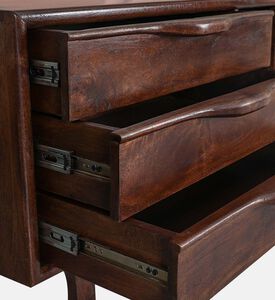 Home Deco and More Macy Mango Wood Media Tv Unit, Packshot View