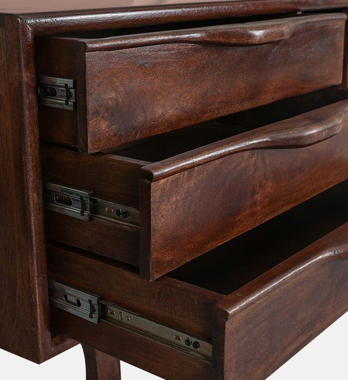 Home Deco and More Macy Mango Wood Media Tv Unit, Packshot View