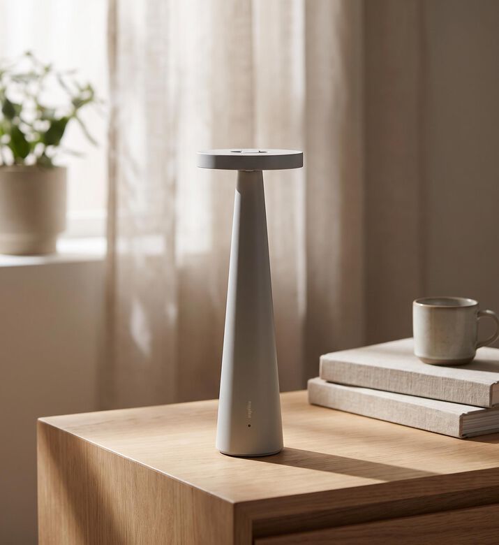 Zafferano Angelina Tapered Table Lamp, Packshot View