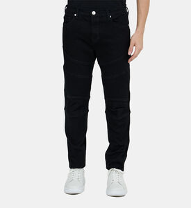 Moto-inspired Denim Pants