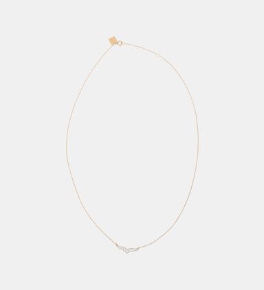 Mini Diamond Wise Necklace - 18k