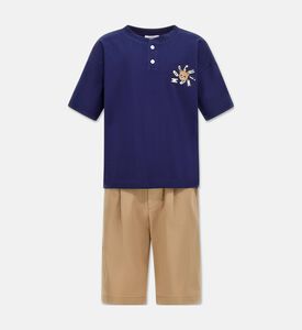 Moschino BKT Bear-print Matching 2-piece Short Set, Packshot View