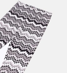 Cotton Zigzag-print Leggings
