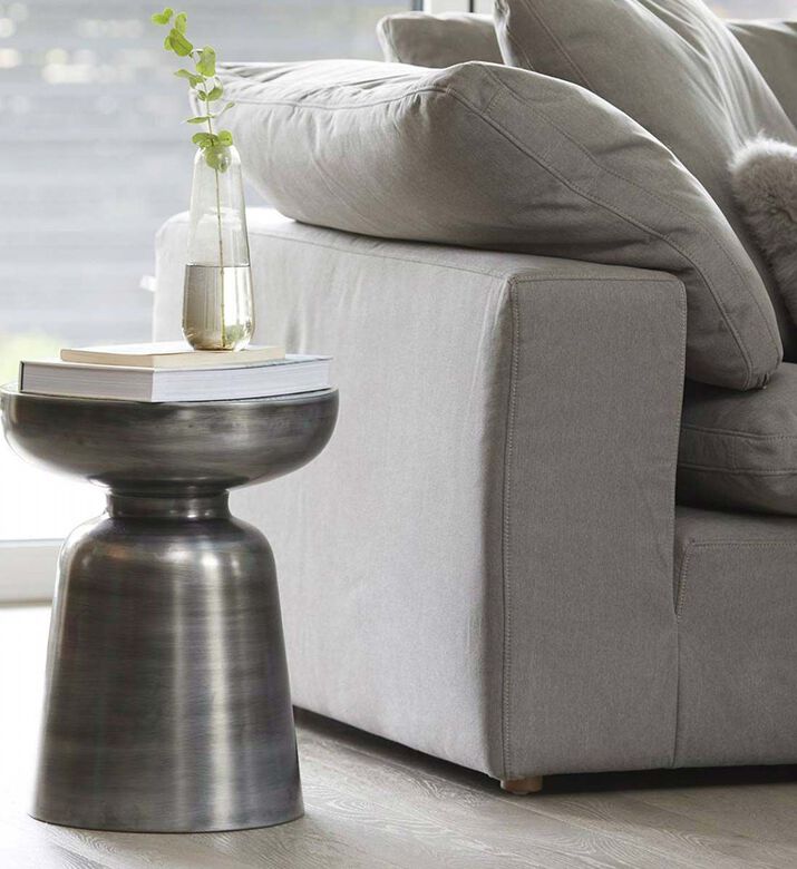 Home Deco and More Ren Bronze Round Side Table, Packshot View Home Deco and More Ren Bronze Round Side Table, Packshot View
