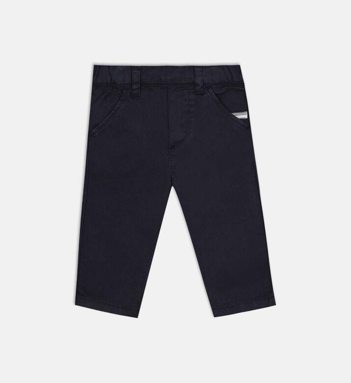 Twill Side Slip Pockets Pants
