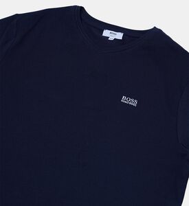 Stretch Cotton Logo-print V-neck T-shirt Stretch Cotton Logo-print V-neck T-shirt