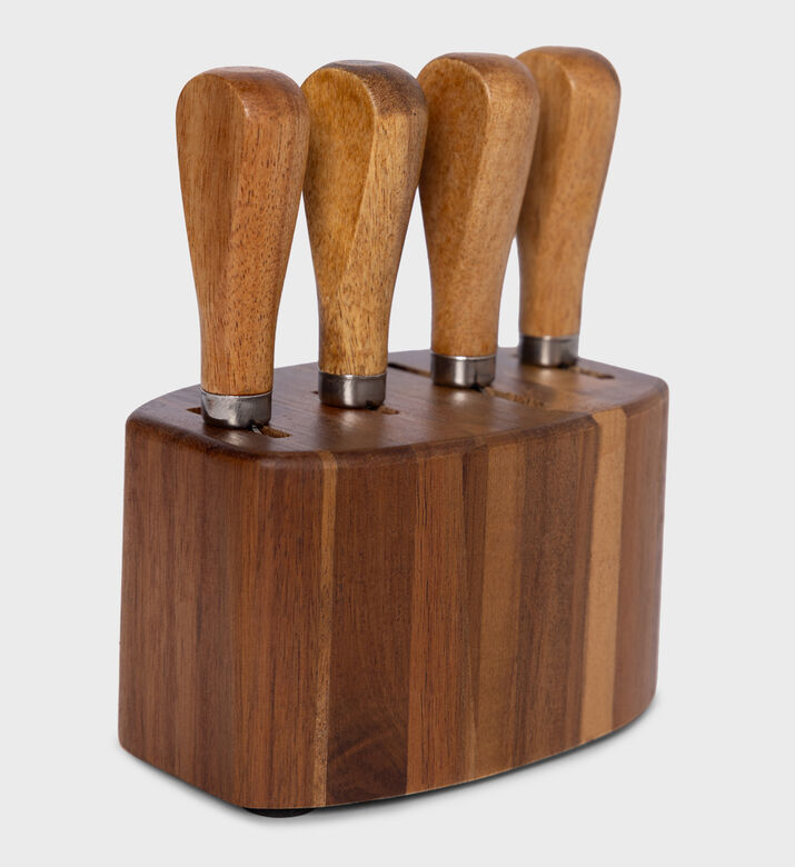Wooden Cheese Knife 4-piece Set