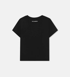 تيشيرت قصير الأكمام بتصميم شخصية شوبيت مزينة بترتر