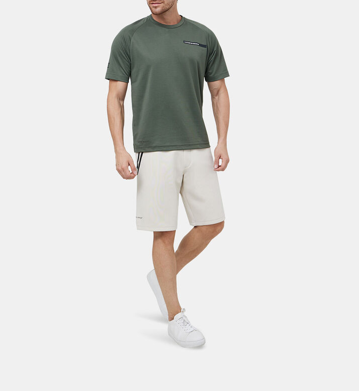 Cotton Contrasted Bermuda Shorts