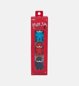 Ninja 3-piece Erasers Set Ninja 3-piece Erasers Set