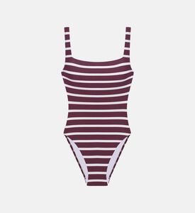 Low Back Square Neck One-piece Swimsuit Low Back Square Neck One-piece Swimsuit