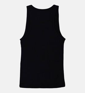 Calvin Klein Logo-embroidery 3-pack Tank Top, Black, M, Packshot View