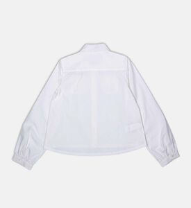 قميص قصير الأكمام بطبعة