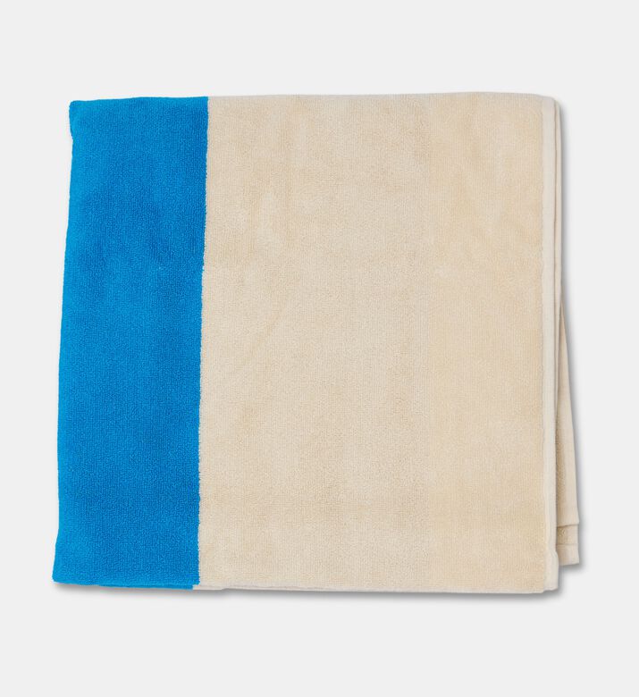 Suite702 Organic Terry Colorblock Bath Towel, Brown, Packshot View
