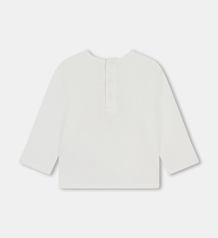 تيشيرت قطن عضوي جيرسيه مطرز بلوغو تيشيرت قطن عضوي جيرسيه مطرز بلوغو