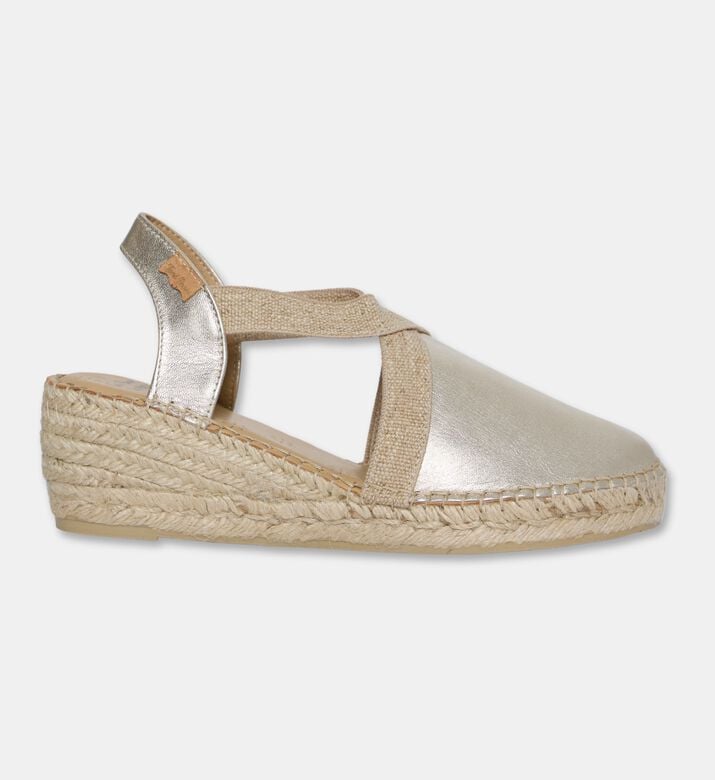 Toni Pons Shoes Esp Tundra Leather, Light-gold, Eu-39, Packshot View