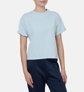 تيشيرت روزي بأكمام قصيرة