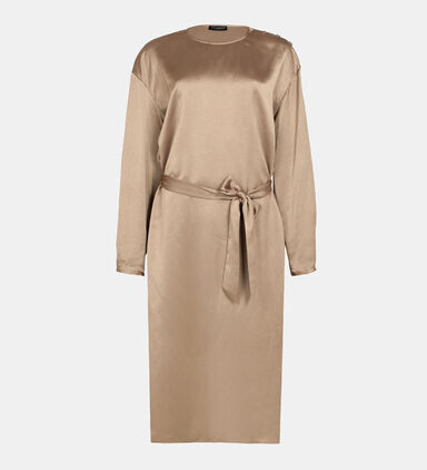 Ruby Satin Long Dress