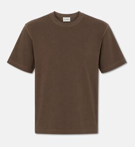 Closed Logo Crewneck T-shirt, Brown, Xl, Packshot View