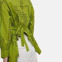 Cotton Tone-on-tone Broderie Anglaise Shirt
