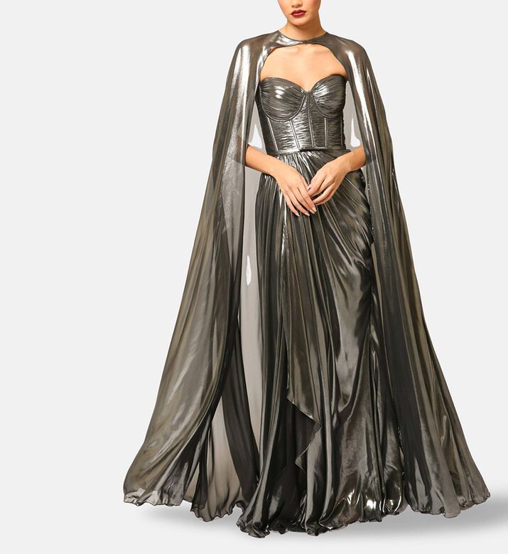 Zeena Zaki Dress Long, Model View