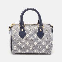Louis Vuitton Monoglam Speedy Bandouliere Embroidered Bag Preowned