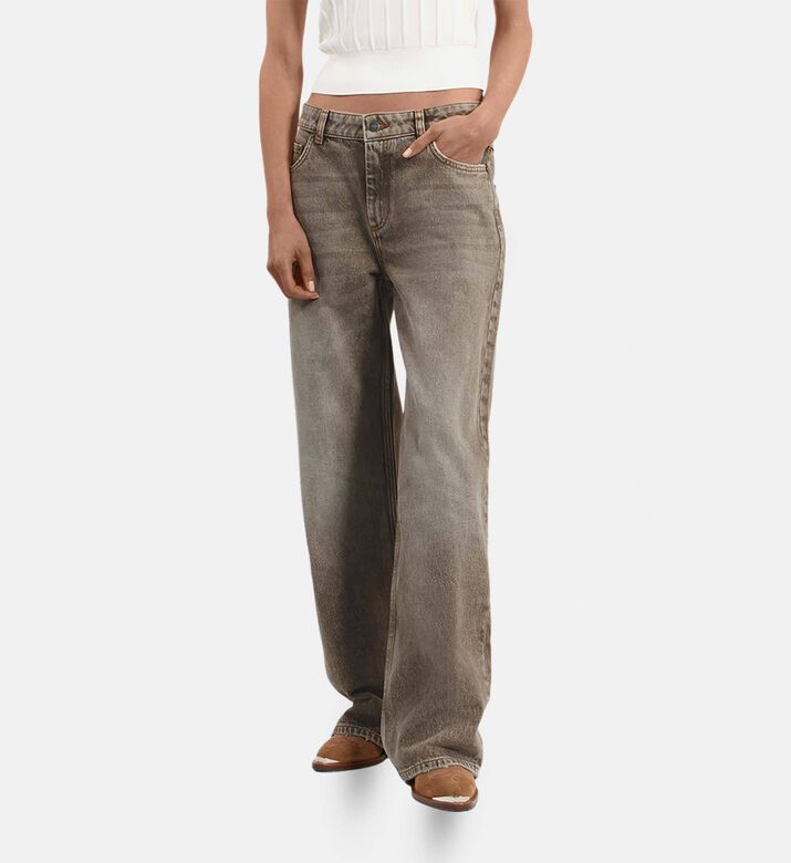 The Kooples Wide-leg Jeans, Model View