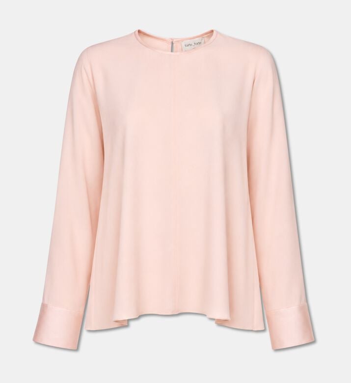 Forte-Forte Crepe Long-sleeve Blouse, Packshot View