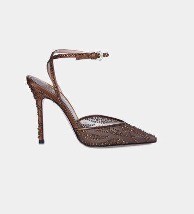 Crystals Pointed Toe Heels