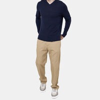 V-neck Long Sleeved Wool Sweatshirt
