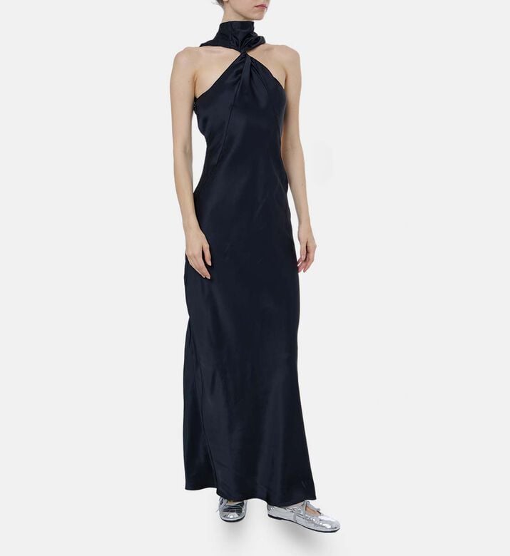 Cut-out Detail Flared Midi Dress Cut-out Detail Flared Midi Dress