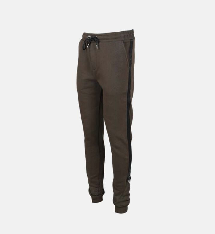 Cotton Jersey Metal Detail Sweatpants