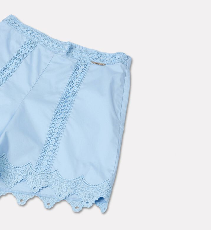 Twinset Eyelet Embroidery Lace Shorts, Packshot View