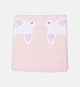 Bird Graphic-print Knit Blanket Bird Graphic-print Knit Blanket