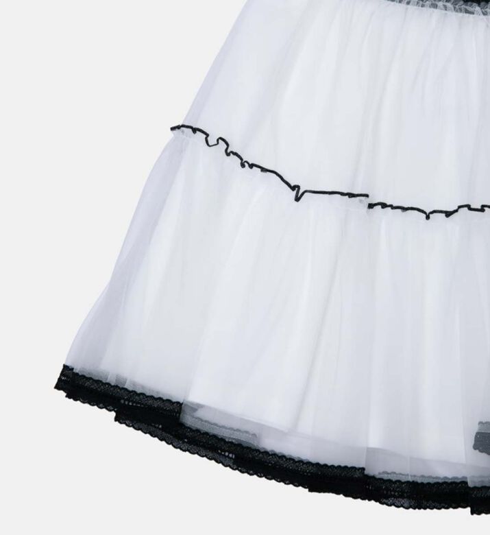 تنورة Ruched للأطفال بلونين تنورة Ruched للأطفال بلونين