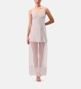 Rya Serenade Floral-embroidery Night Dress, Model View