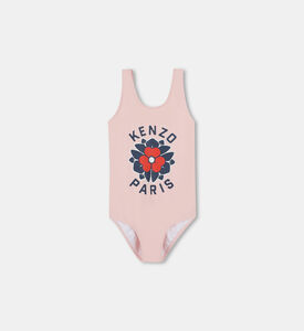 بدلة سباحة قطعة واحدة بطبعة شعار