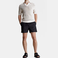 Open Knit Beach Polo Shirt