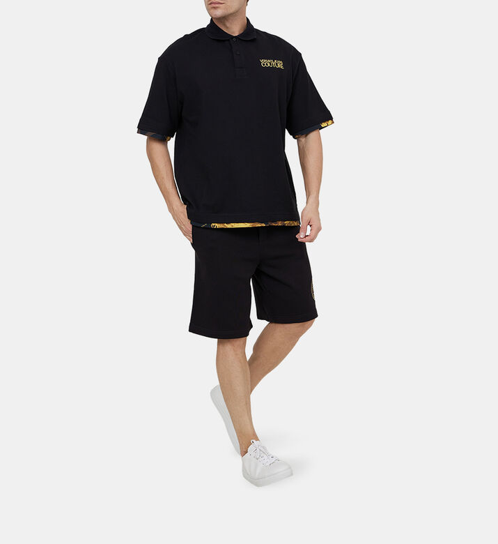 قميص بولو مطبوع بألوان مائية قميص بولو مطبوع بألوان مائية