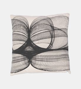 Abstract Print Decorative Square Cushion - 40x40 Cm