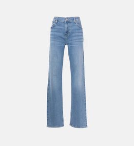 بنطال قطن دنيم ضيق