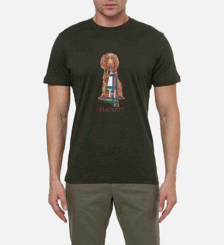 Hackett London Ts Heritage, Green, M, Model View